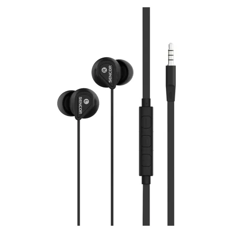 Earphones with microphone SENCOR SEP 172 VCM black