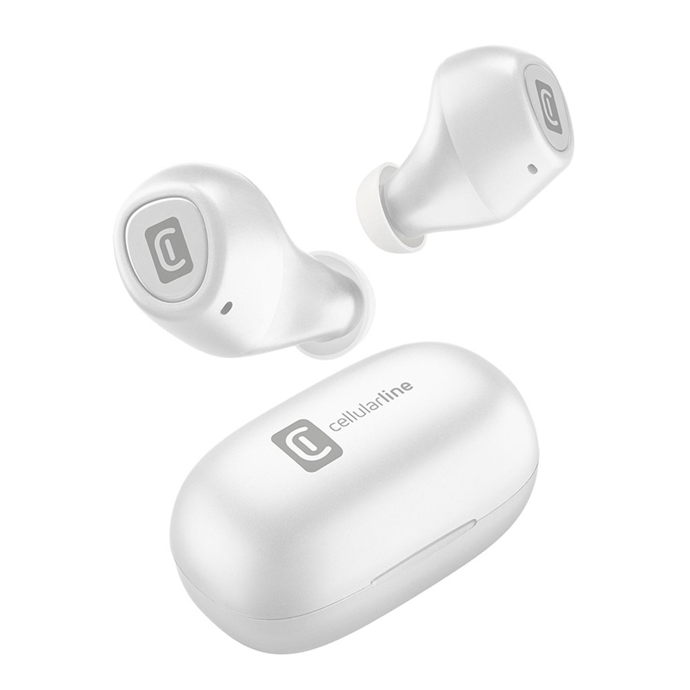 Bluetooth Earbuds CELLULARLINE Blink True Wireless BTBLINKTWSW white