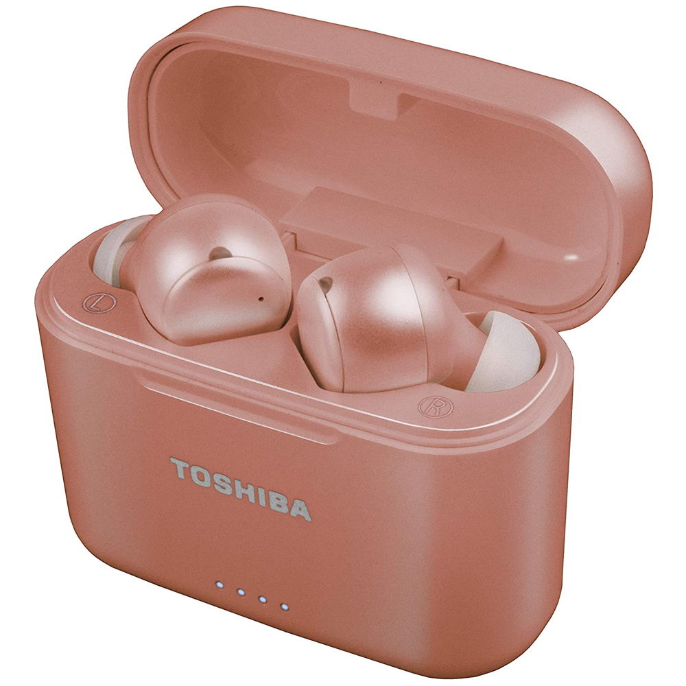 Bluetooth Earbuds TOSHIBA Air Pro 2 True Wireless RZE-BT750-RG roze-gold