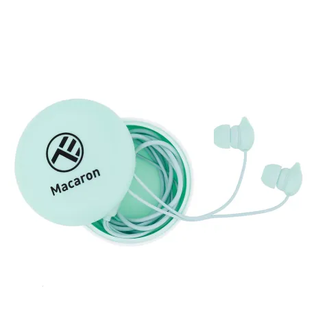 Earphones with microphone TELLUR Μacaron TLL162132 blue