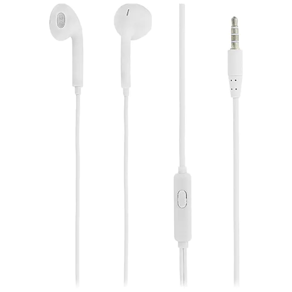Earphones with microphone TELLUR Fly TLL162152 white