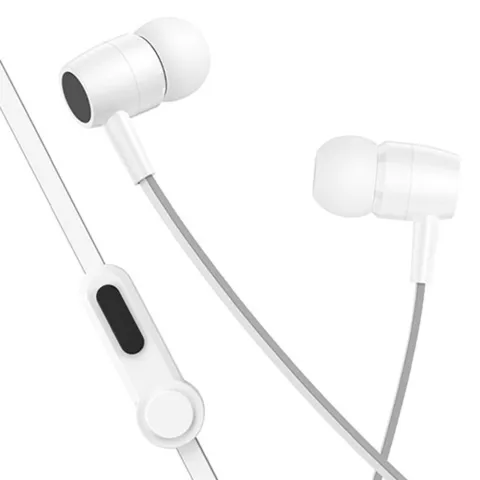 Earphones with microphone LAMTECH LAM021370 white