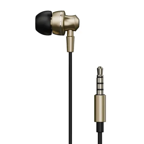 Earphones with microphone WK YA-05 gold