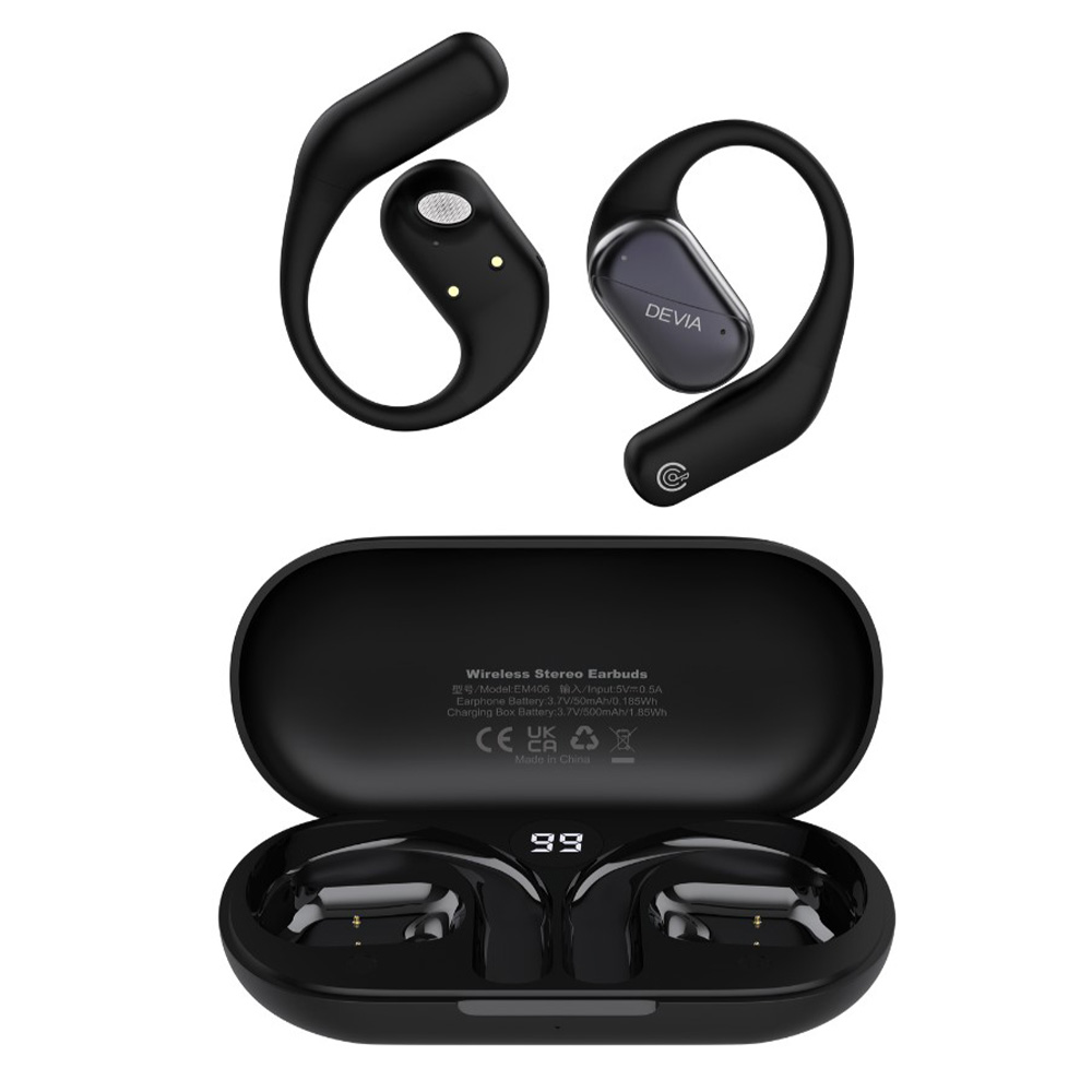 Bluetooth Earbuds DEVIA OWS Lite1 EM406 black