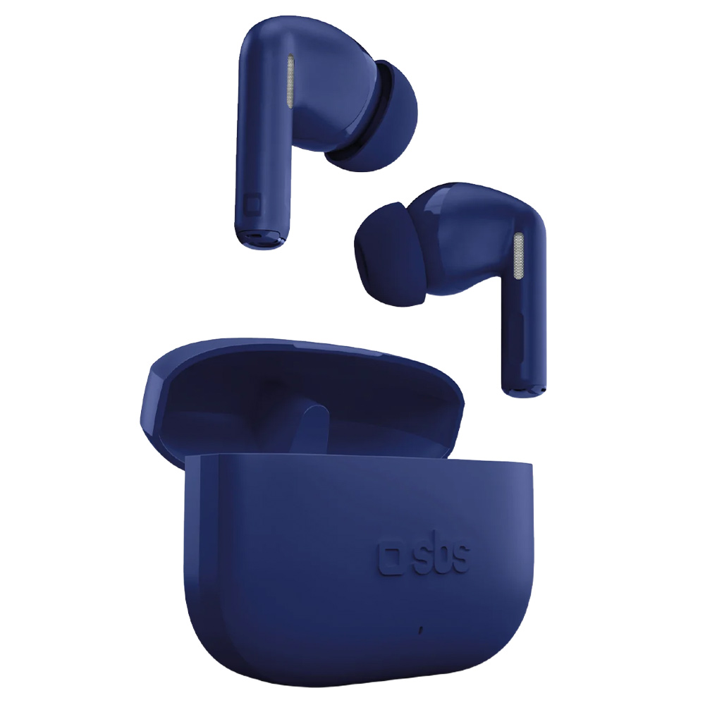 Bluetooth Earbuds SBS TWS Twin Spike TEEARTWSSPIKEB blue