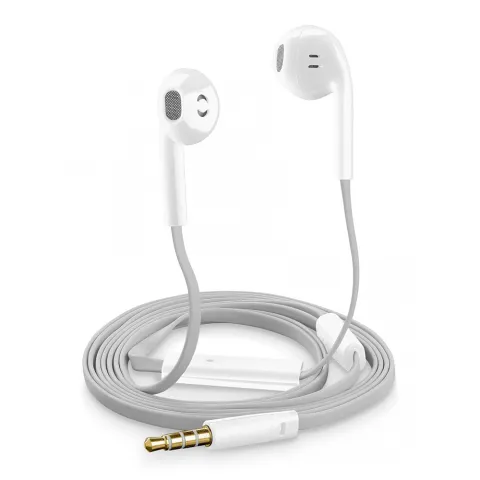 Earphones with microphone CELLULARLINE Slug SLUGSMARTW white