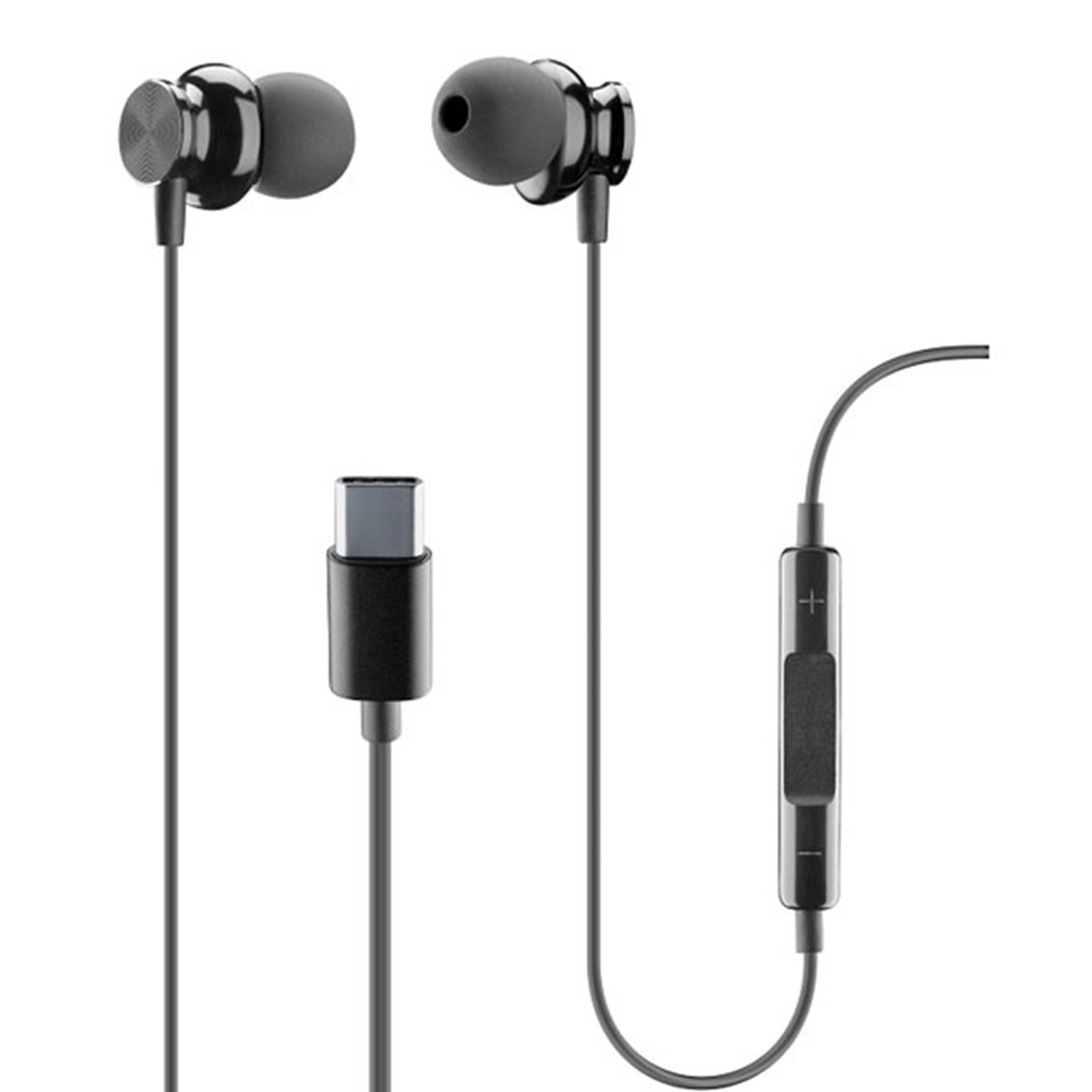 Earphones with microphone CELLULARLINE Sparrow AUSPARROWTYPEC black