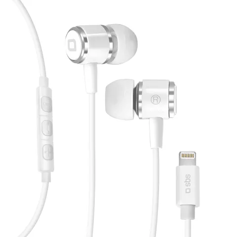 Earphones with microphone SBS Studio Mix 100 Lightning TEINEARLIGHTW white