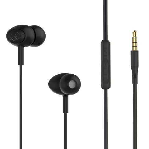 Earphones with microphone TELLUR Gamma TLL162331 black