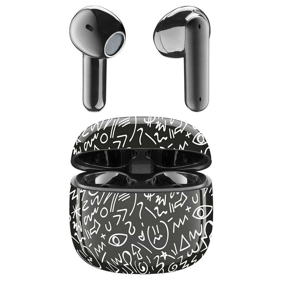 Bluetooth Earbuds CELLULARLINE Music Sound Showy True Wireless BTMSTWSCAPSULE246 black/white