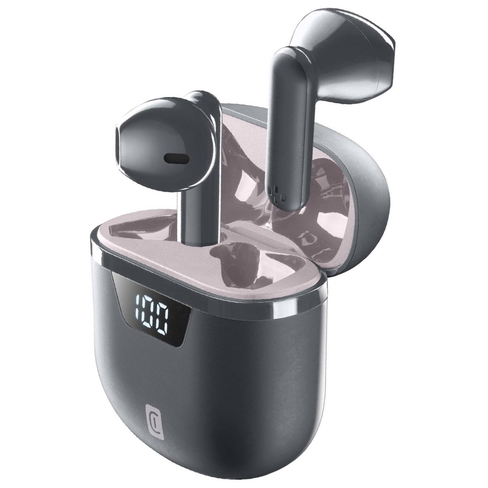 Bluetooth Earbuds CELLULARLINE Seek Pro True Wireless BTSEEKPROTWSD grey