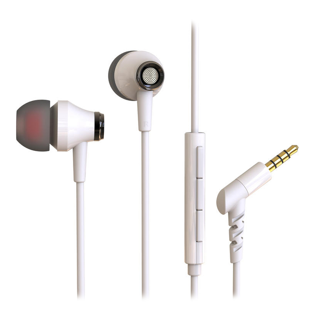 Earphones with microphone BUXTON BHP 4060 mk2 white