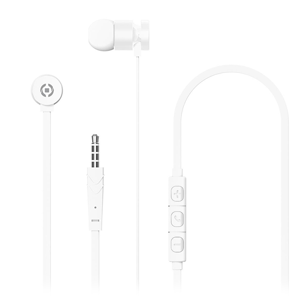 Earphones with microphone CELLY UP1000SV silver