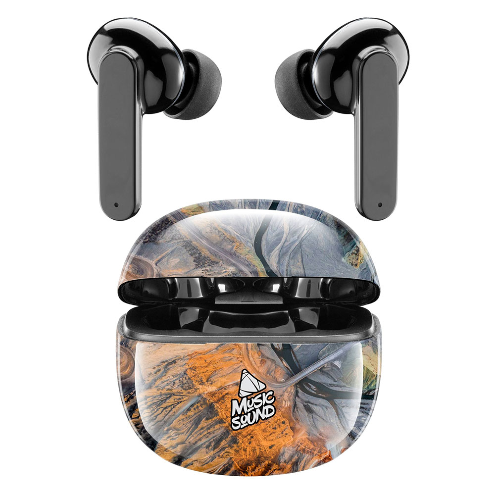 Bluetooth Earbuds CELLULARLINE Music Sound True Wireless BTMSTWSINEAR3 black/orange