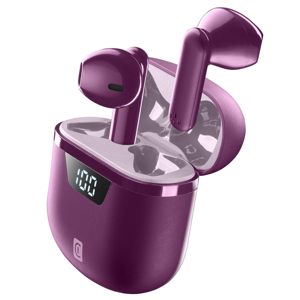 Bluetooth Earbuds CELLULARLINE Seek Pro True Wireless BTSEEKPROTWSV violet