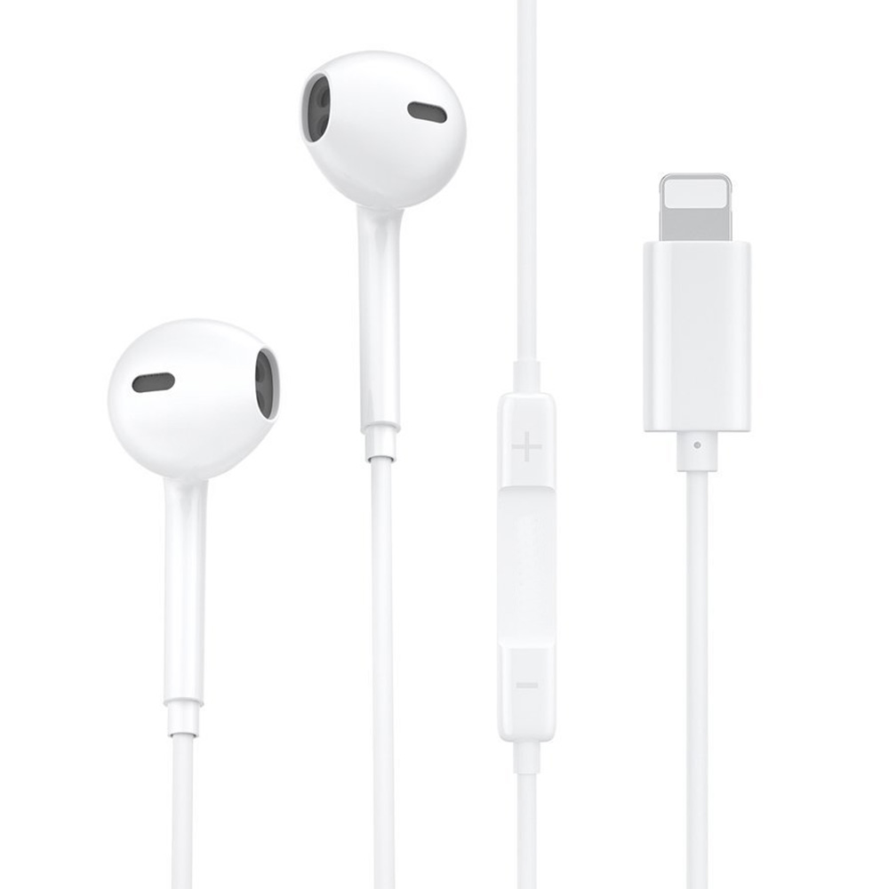 Earphones with microphone WK Y-19 Lighting 250512 white