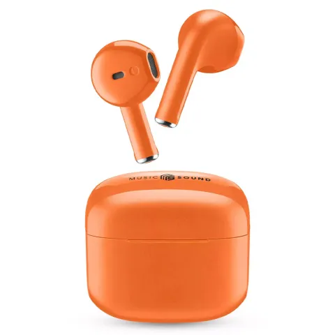Bluetooth Earbuds CELLULARLINE Music Sound Swag True Wireless BTMSTWSSWAGO orange