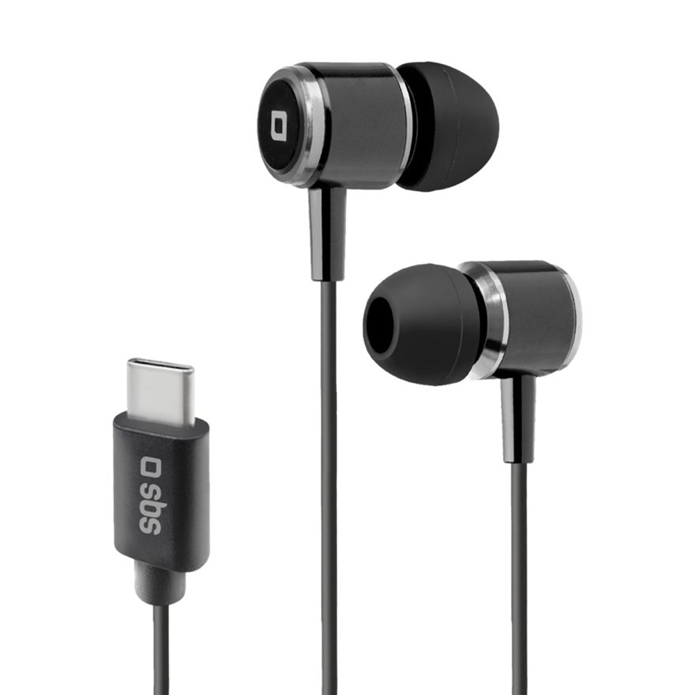 Earphones with microphone SBS Studio Mix 100C USB-C TEEARTYCK black