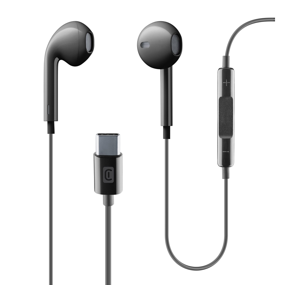 Earphones with microphone CELLULARLINE Orbit AUORBITTYPECK black
