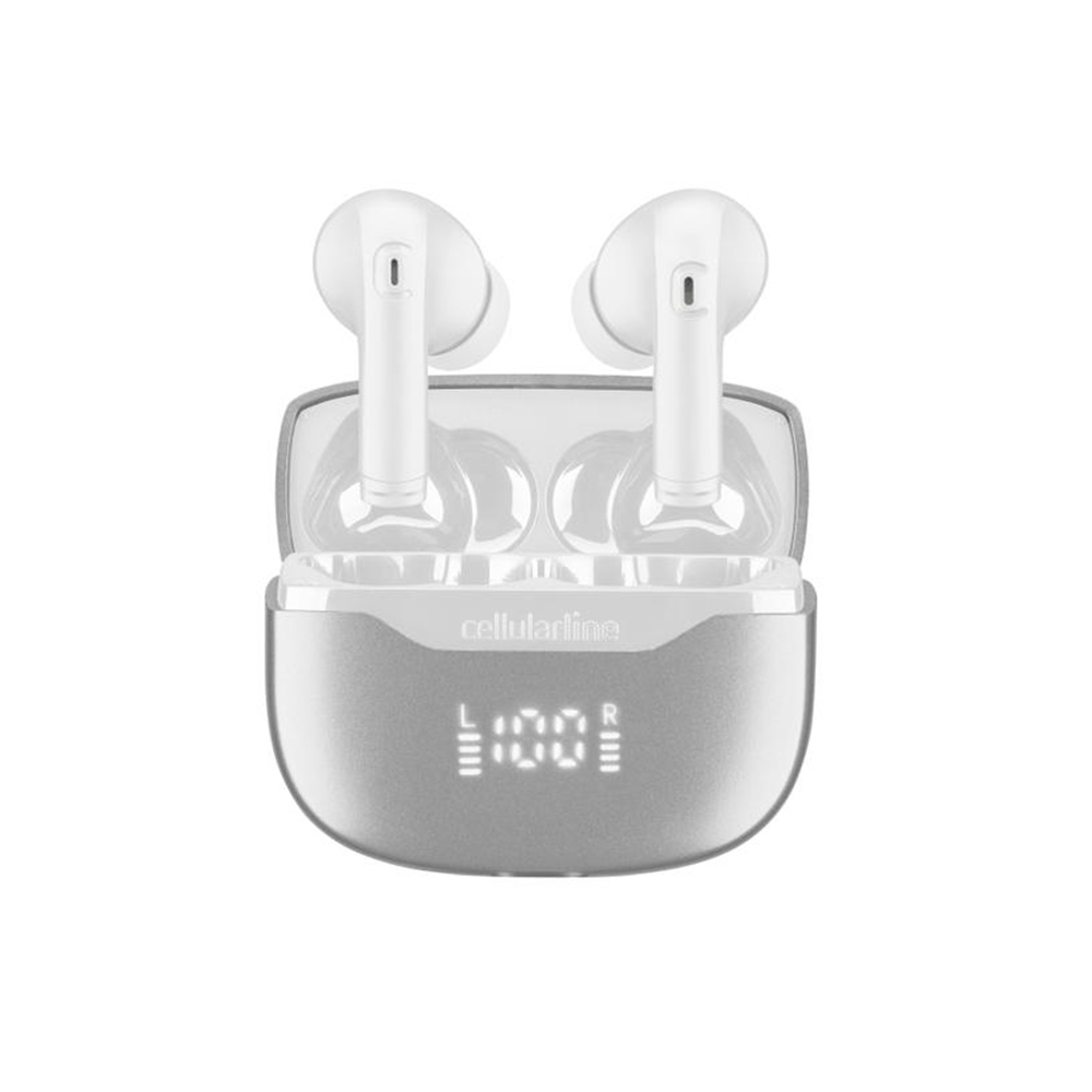 Bluetooth Earbuds CELLULARLINE Key Pro True Wireless BTKEYPROTWSW white