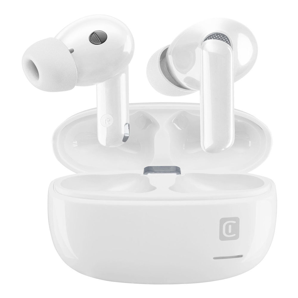 Bluetooth Earbuds CELLULARLINE Eclipse True Wireless ANC BTECLIPSETWSW white
