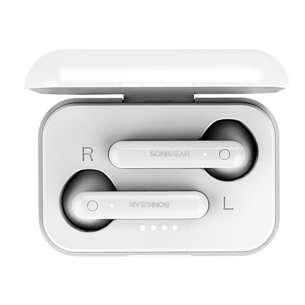 Bluetooth Earbuds SONICGEAR Earpump True Wireless 3+ TWS3+W white