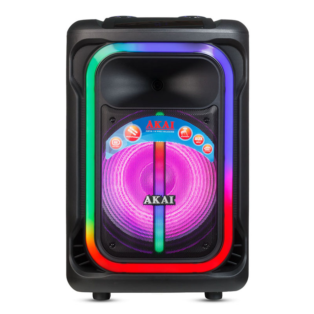 Portable Sound System AKAI ABTS-15 Pro Volcano black