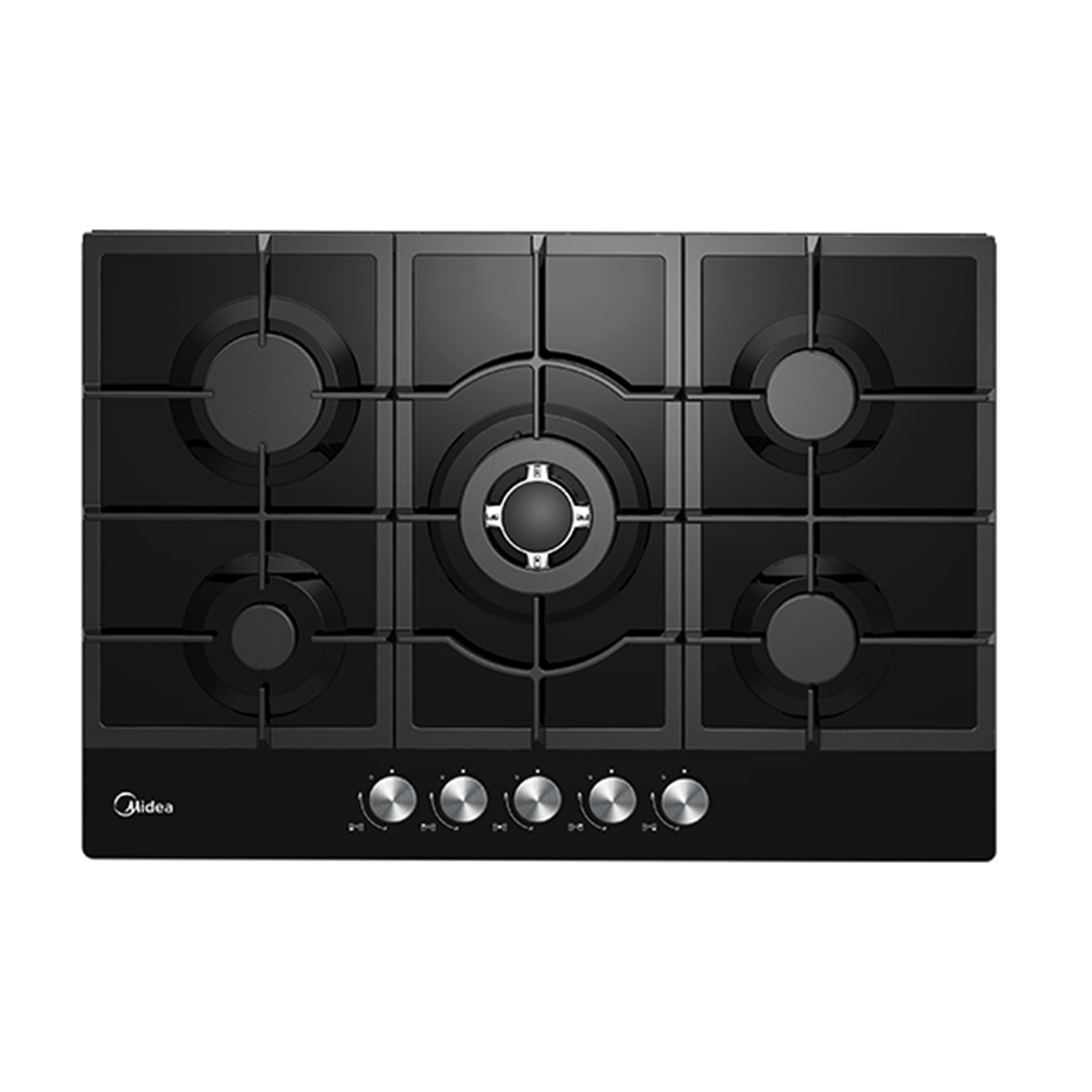 Gas Hob MIDEA MG75095TGB black