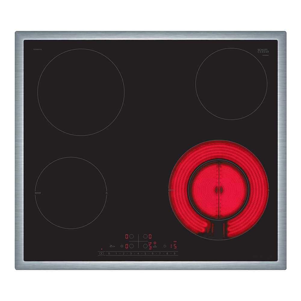 Electric Hob BOSCH PKF645FP3E black