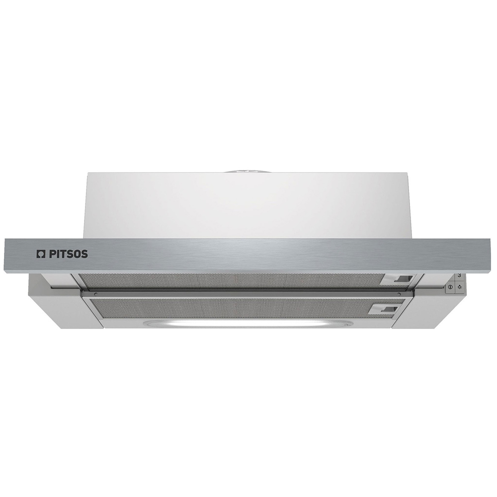 Telescopic Hood 60cm PITSOS 2MIB60T silver