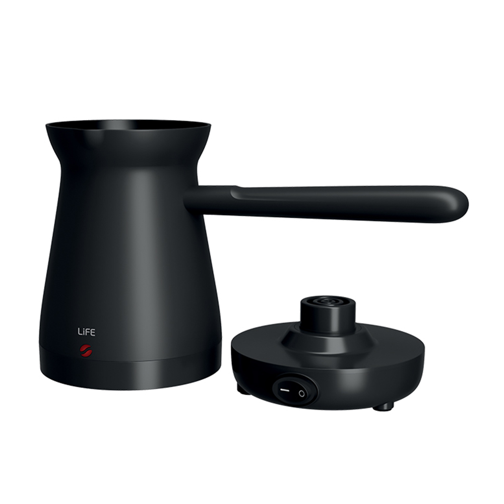Electric Pot for Cyprus Coffee LIFE Gisves Flat 221-0539 black