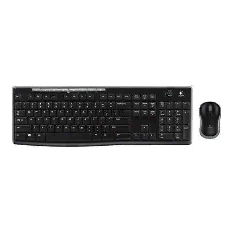 Cordless Keyboard + Mouse LOGITECH MK270 920-004523 UK black