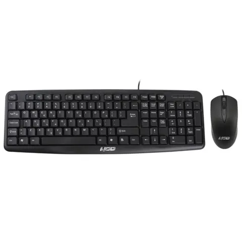 Corded Keyboard + Mouse NOD KMS-002 GR black