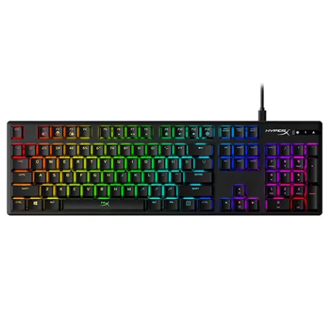 Gaming Corded Keyboard HyperX Alloy Origins HX-KB6AQX US black
