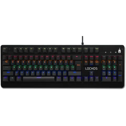 Gaming Corded Keyboard SPARTAN Gear Lochos US black
