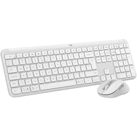 Cordless Keyboard + Mouse LOGITECH Signature Slim Combo MK950 920-012491 US white