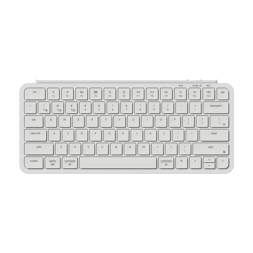 Cordless Keyboard KEYCHRON B1 Pro Ultra-Slim US B1P-K8 ivory white