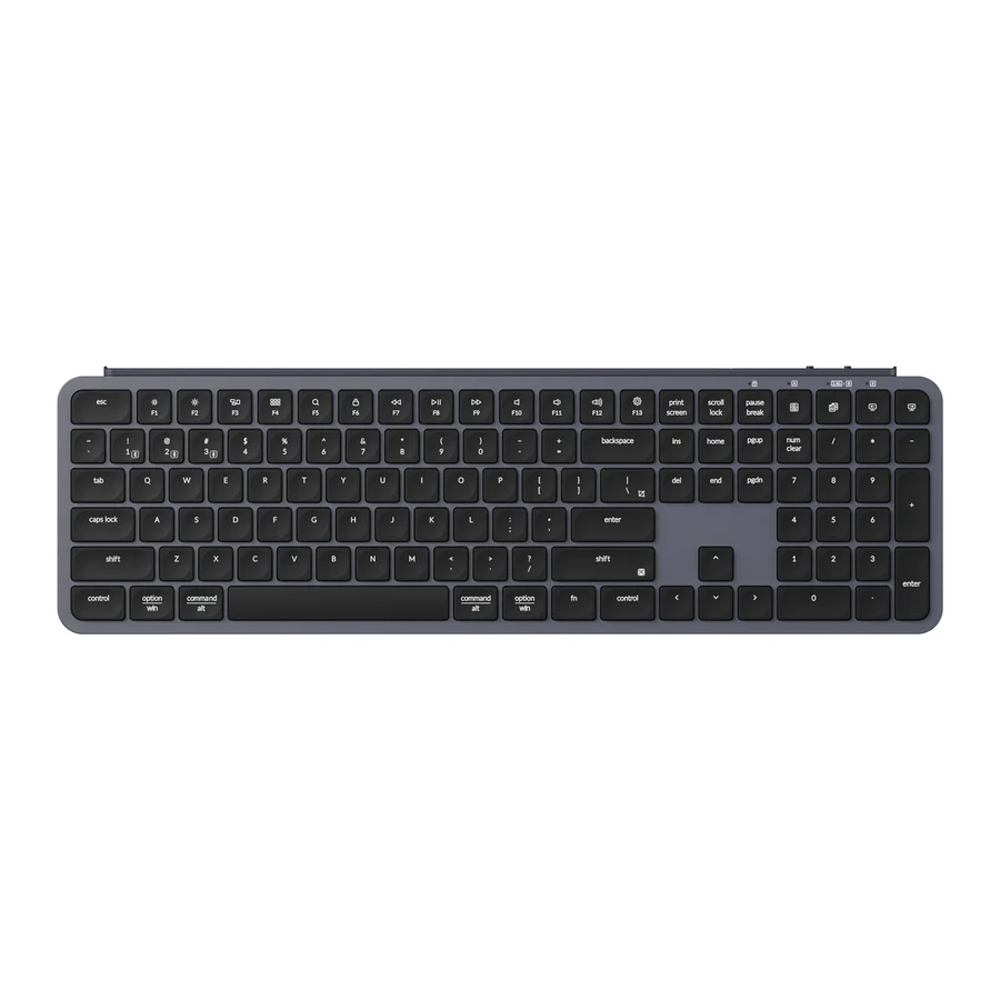 Cordless Keyboard KEYCHRON B6 Pro Ultra-Slim US B6P-K1 space grey