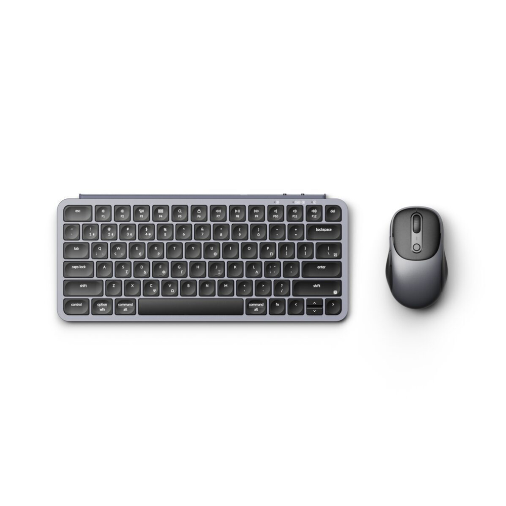 Cordless Keyboard + Mouse KEYCHRON B1 Pro Ultra-Slim GR KCBD3-GR space grey