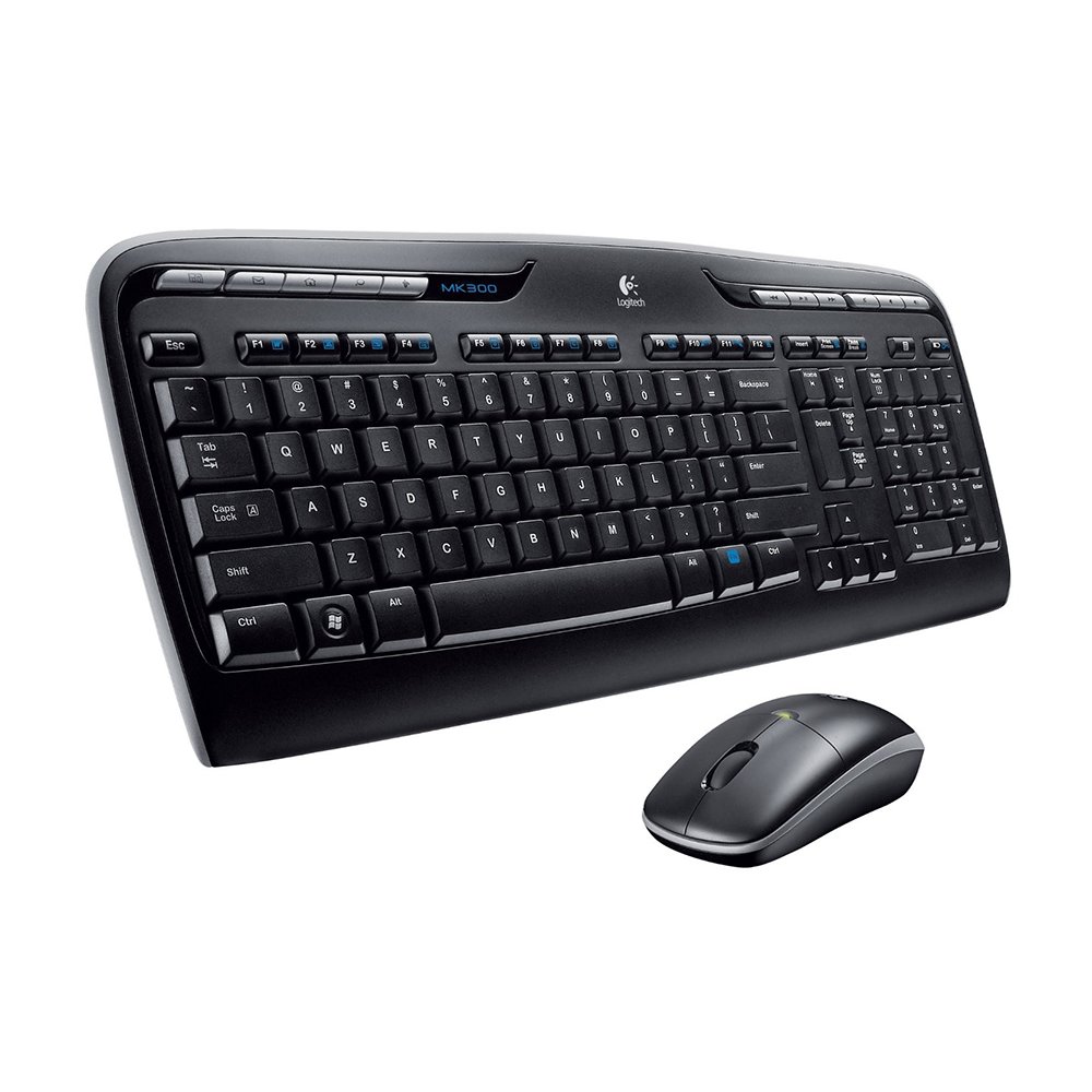Cordless Keyboard + Mouse LOGITECH MK330 920-003970 UK black