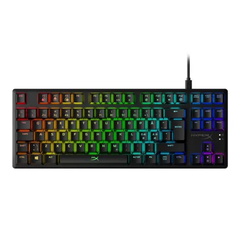 Gaming Corded Keyboard HyperX Alloy Core Origins US RGB HX-KB7BLX-US black