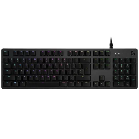 Gaming Corded Keyboard LOGITECH G512 Carbon GX Blue US RGB 920-008946 black