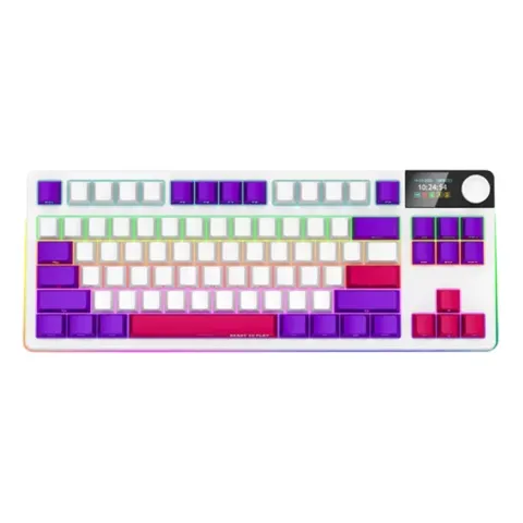 Gaming Cordless Keyboard LORGAR KBP70 TKL US (LRG-KBP70TKLW-BK-US white