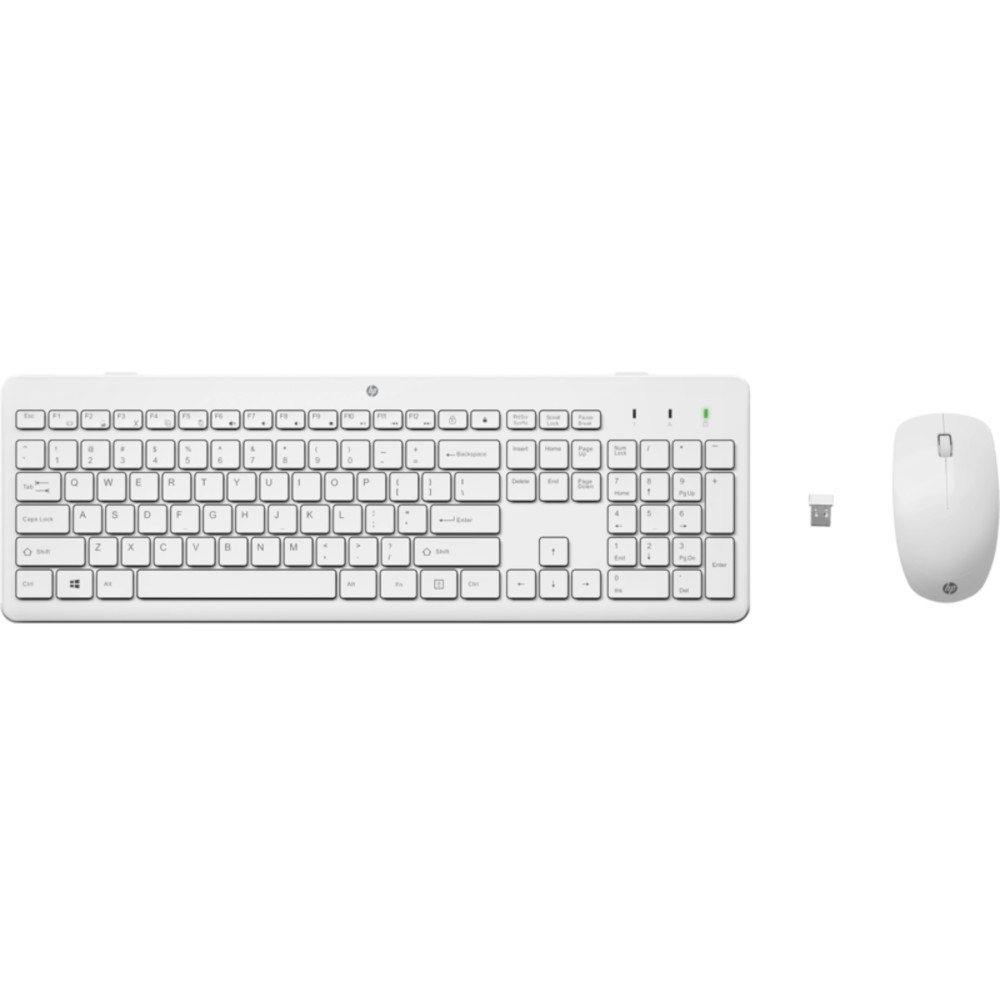 Cordless Keyboard + Mouse HP 230 3L1F0AA GR white