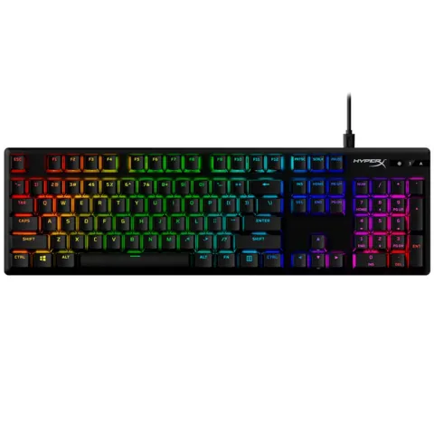 Gaming Corded Keyboard HyperX Alloy Origins PBT US RGB 639N3AA black