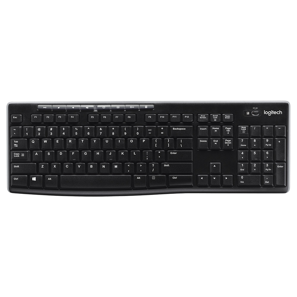Cordless Keyboard LOGITECH K270 920-003738 US black