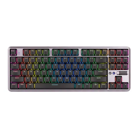 Gaming Corded Keyboard YENKEE Zero TKL YKB 3000US US RGB purple