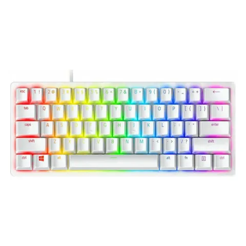 Gaming Corded Keyboard RAZER Huntsman V3 Pro Mini US RGB white