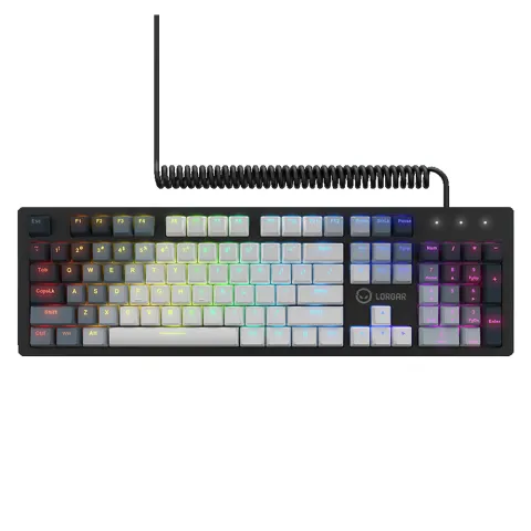 Gaming Corded Keyboard LORGAR Azar 514 LRG-GK514W US black