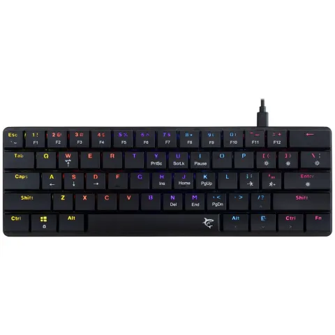 Gaming Corded Keyboard WHITE SHARK Nagamaki Brown Switch GK-006131 US black